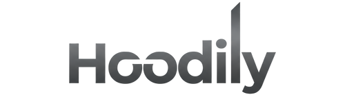 make a text logo "Hoodily"